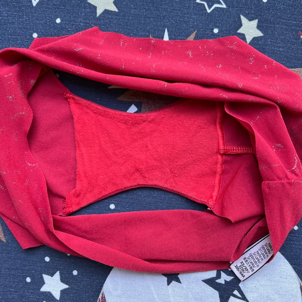 FREE WITH ANY PURCHASE! Victoria’s Secret Red Poly Ruched Hiphugger Panties XS - Picture 6 of 6
